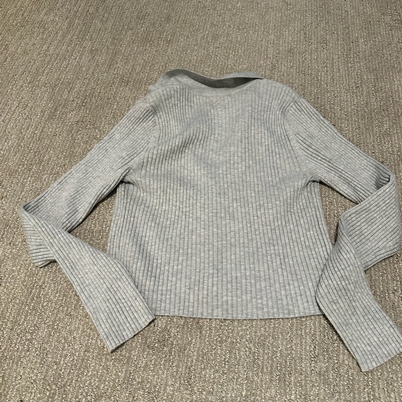 Aerie Button-Up Cropped Sweater - Picture 3 of 3